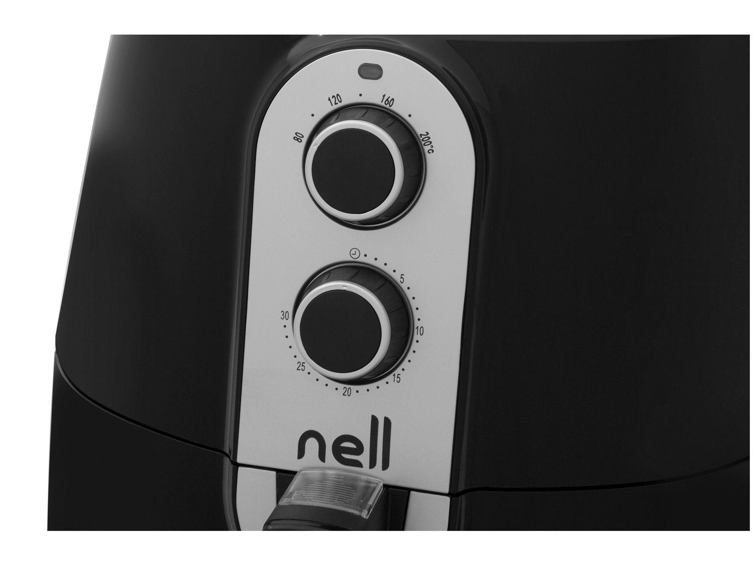 Fritadeira Elétrica sem Óleo/Air Fryer Nell Grand Família Preto 5L Fritadeira sem Óleo / Air