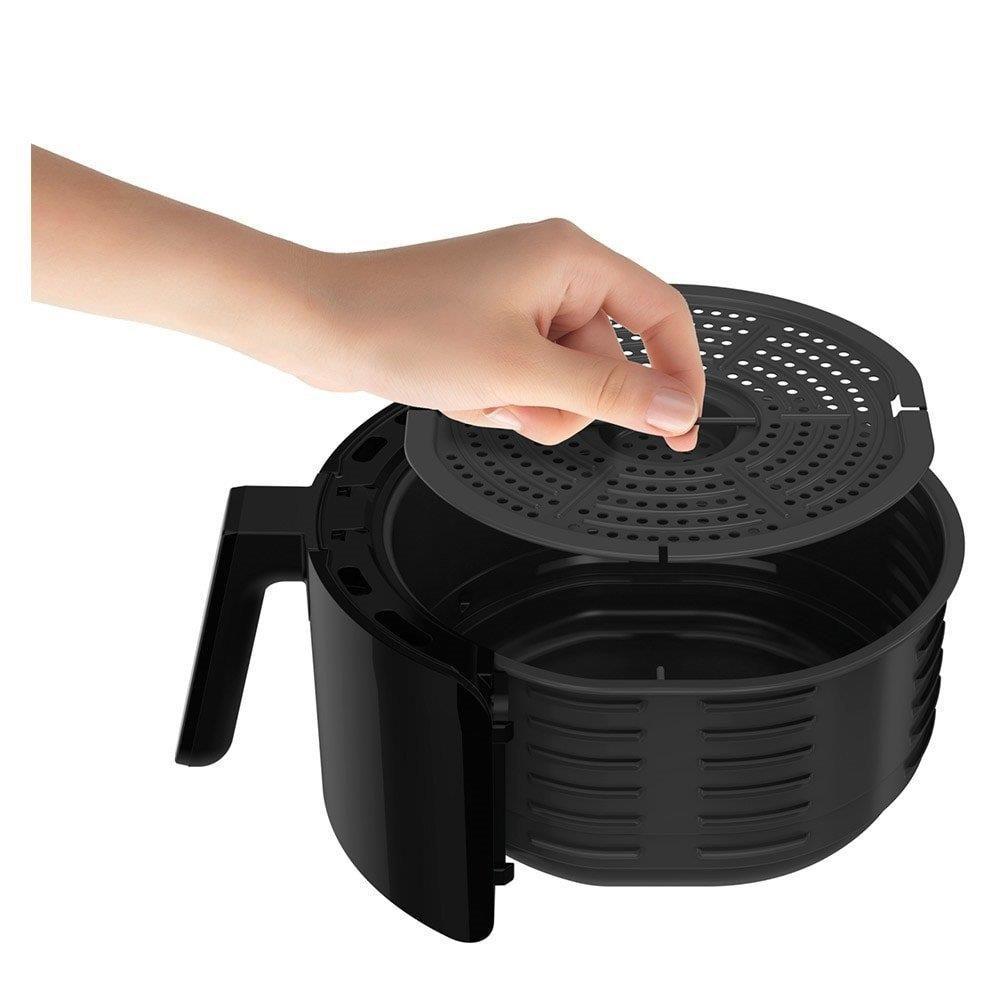 Fritadeira sem Óleo Air Fryer Arno Moderna PFRY 3,5 Litros Preta Fritadeira Elétrica e