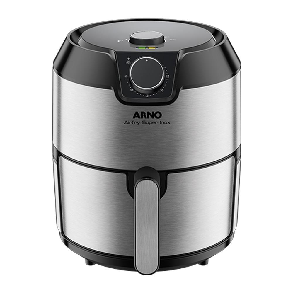 Fritadeira Sem Óleo Air Fryer Arno Super IFRY 4,2 Litros Inox Fritadeira Elétrica e Acessórios