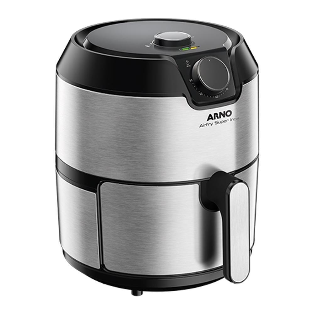 Fritadeira Sem Óleo Air Fryer Arno Super IFRY 4,2 Litros Inox Fritadeira sem Óleo / Air Fryer