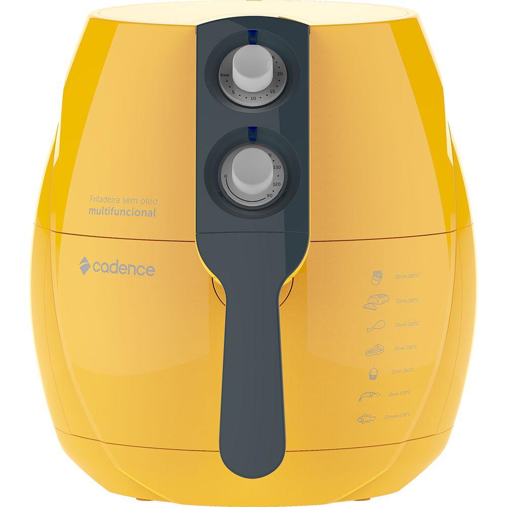 Fritadeira Sem Óleo Cadence Perfect Fryer Colors Amarela Fritadeira