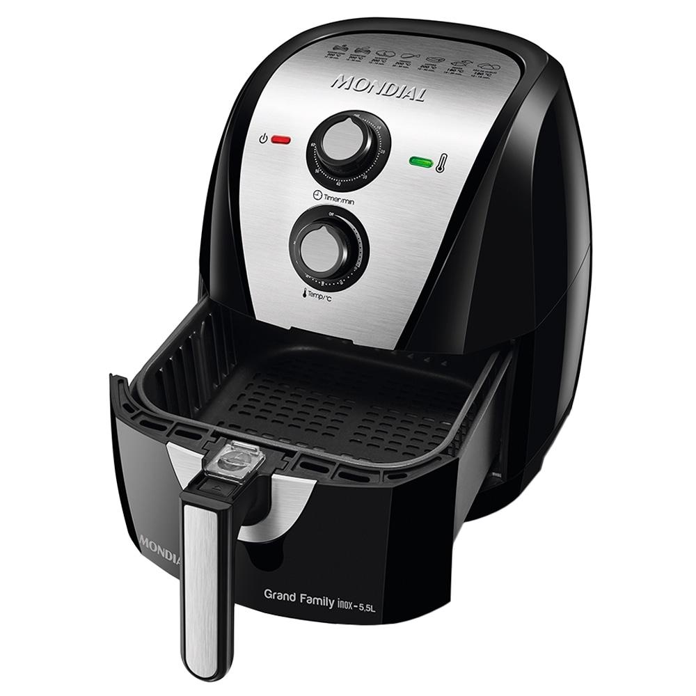 Fritadeira sem Óleo Mondial Air Fryer Grand Family AF55I 5,5 Litros