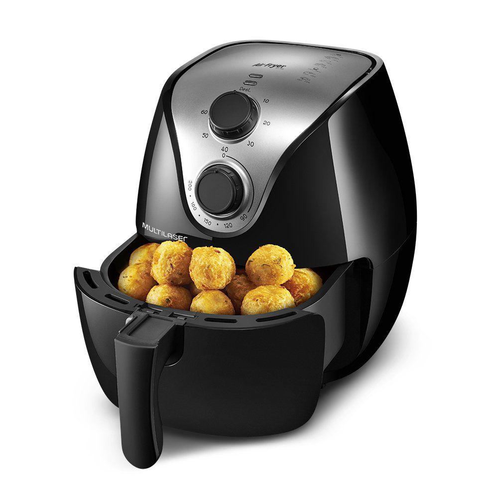 Fritadeira Sem Óleo Multilaser Air Fryer 4 Litros Fritadeira Elétrica