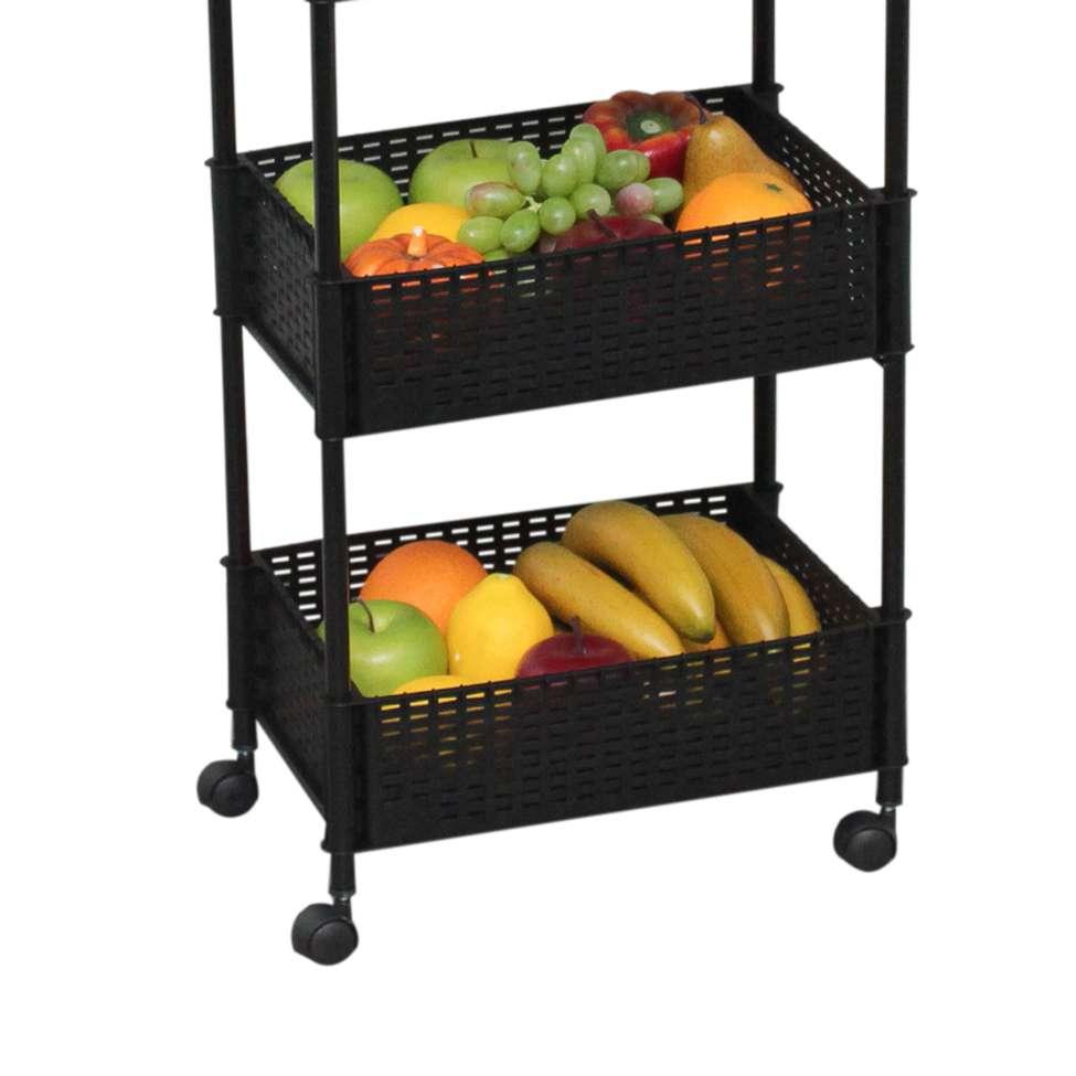 Fruteira Fresno Preta Metaltru Arm rio Fruteira Balc o Fruteira