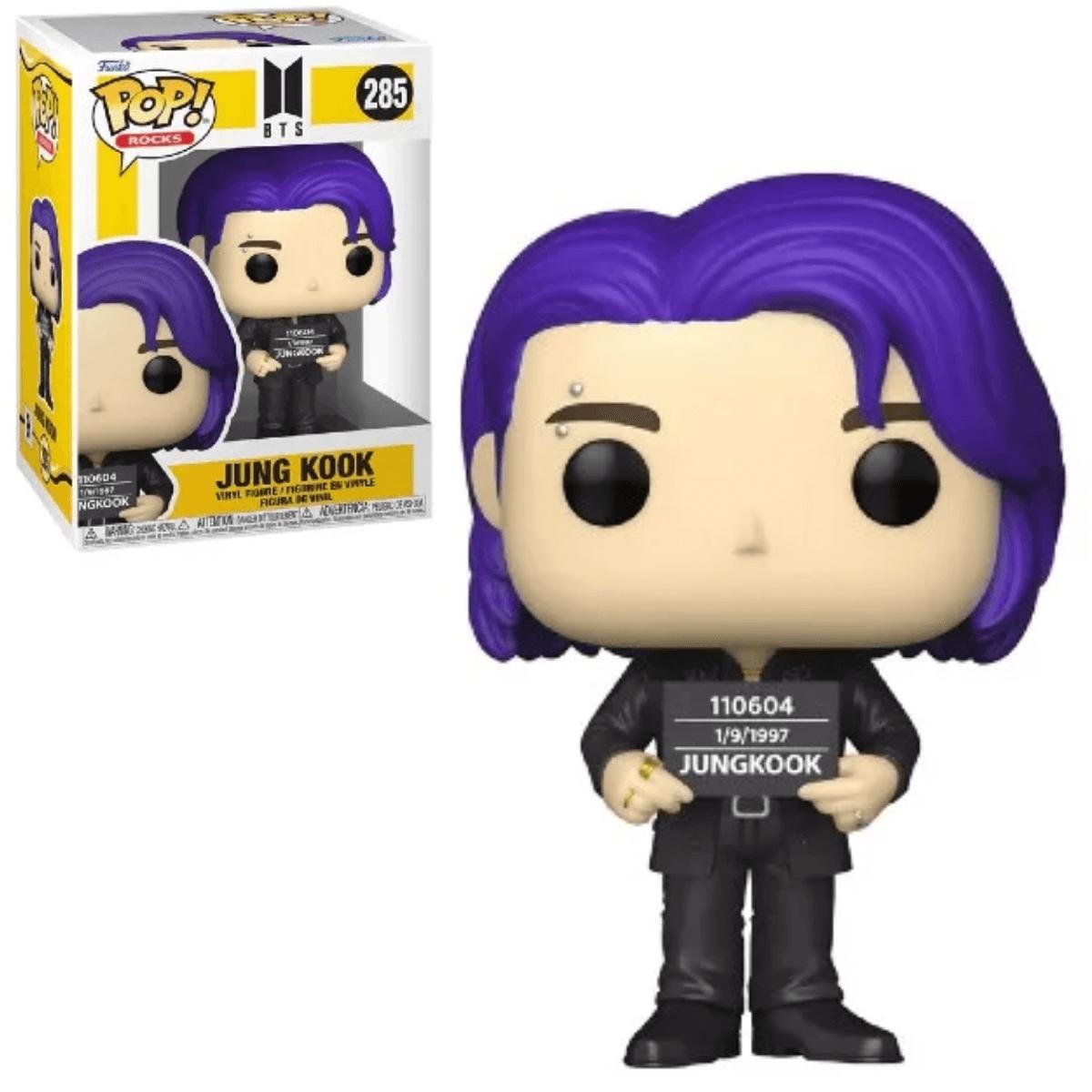 Funko Pop BTS Jung Kook 285 Pop! Rocks BTS Lançamento Funko Pop BTS Jung Kook 285 Pop! Rocks BTS Lançamento