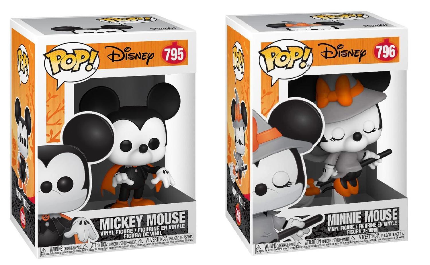 funko pop halloween mickey and minnie