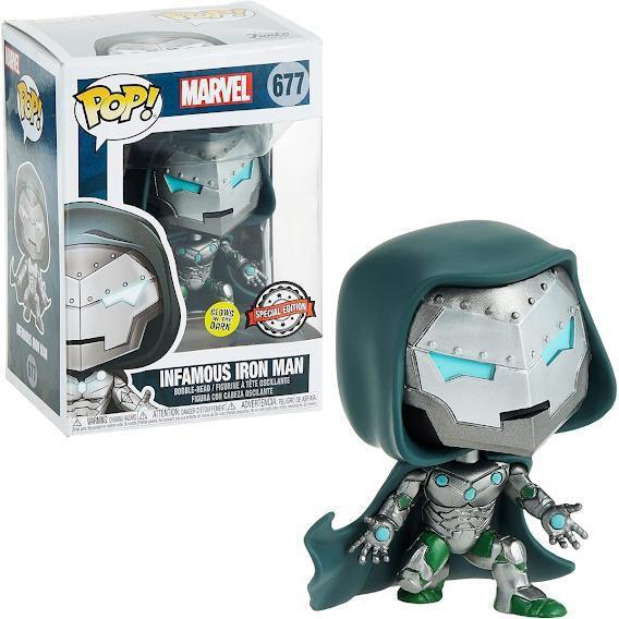 Funko Pop Marvel Infamous Iron Man 677 Brilha No Escuro - Funko - Magazine  Luiza