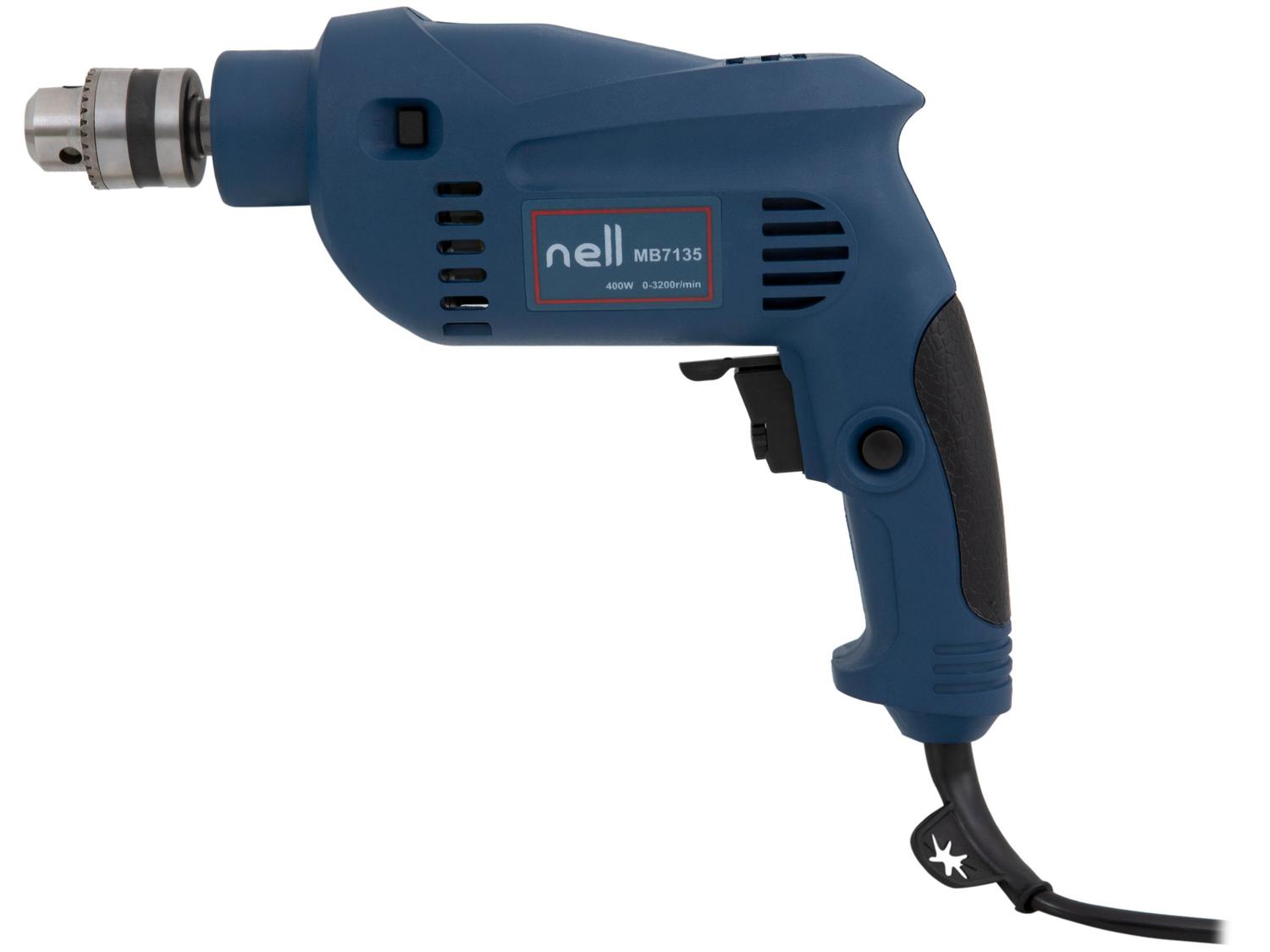 Furadeira de Impacto Nell 400W Velocidade Variável e Reversível 3