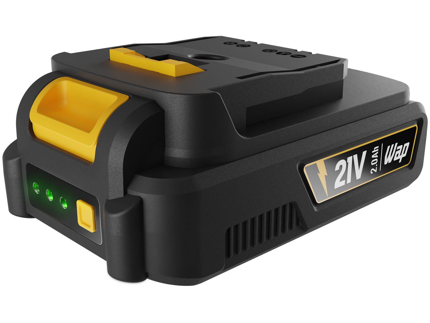 Furadeira e Parafusadeira de Impacto WAP a Bateria 2000 mAh com Maleta K21 ID03