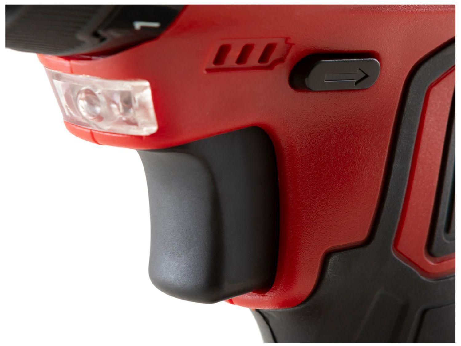 Furadeira e Parafusadeira Mondial a Bateria 12V com Maleta Power Tools FPF-06M