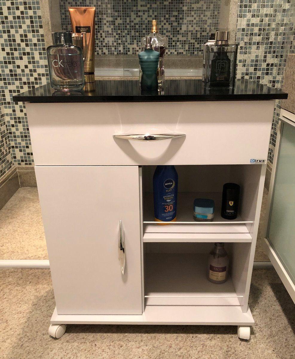 Gabinete Armário 1 Gaveta Lavanderia Produtos Limpeza Mult