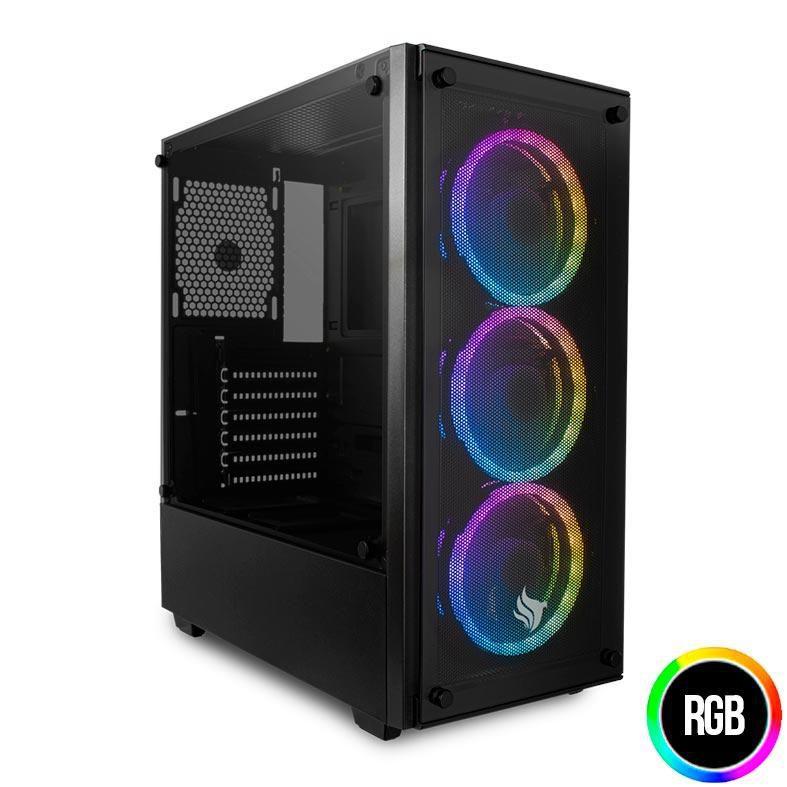 Gamer Pichau Kazan RGB Lateral/Frontal de Vidro