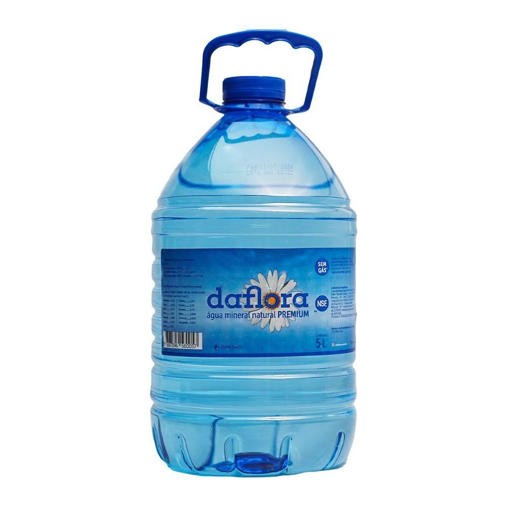 Imagem de Galão de Água Natural Mineral Daflora Sem gás 5 Litros