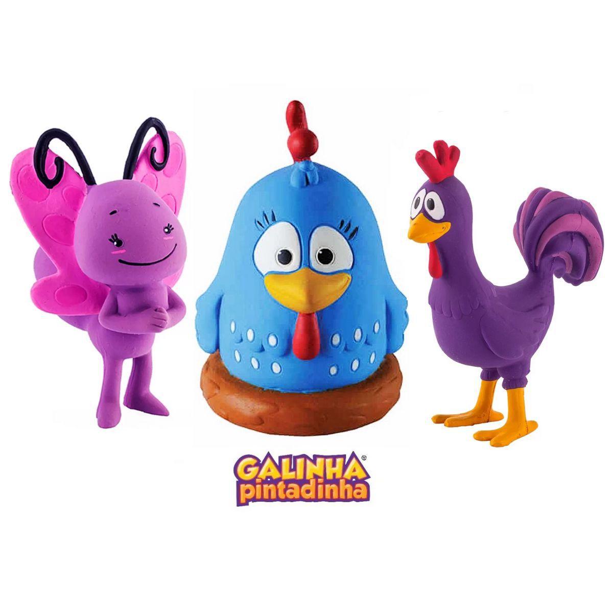 Galinha pintadinha brinquedo de apertar macio infantil bebe - LATOY ...