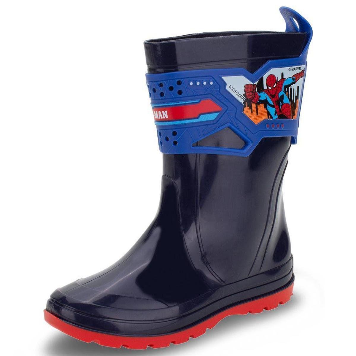 Botinha Infantil Galocha Infantil Masculina Homem Aranha Galocha