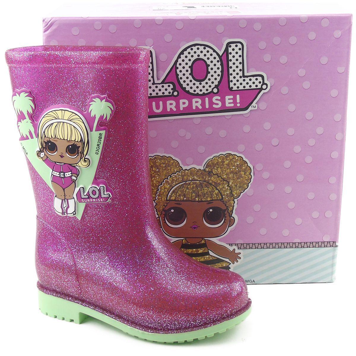 bota de chuva infantil frozen