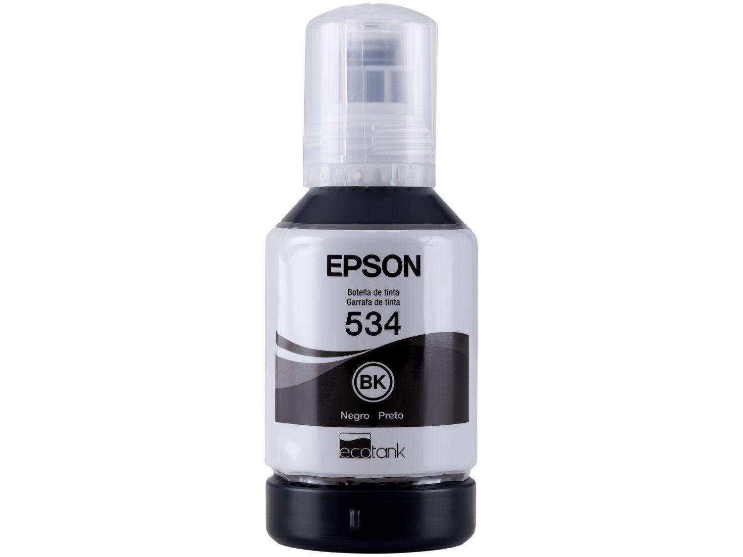 Garrafa de Tinta Epson EcoTank T534120 Preta Original