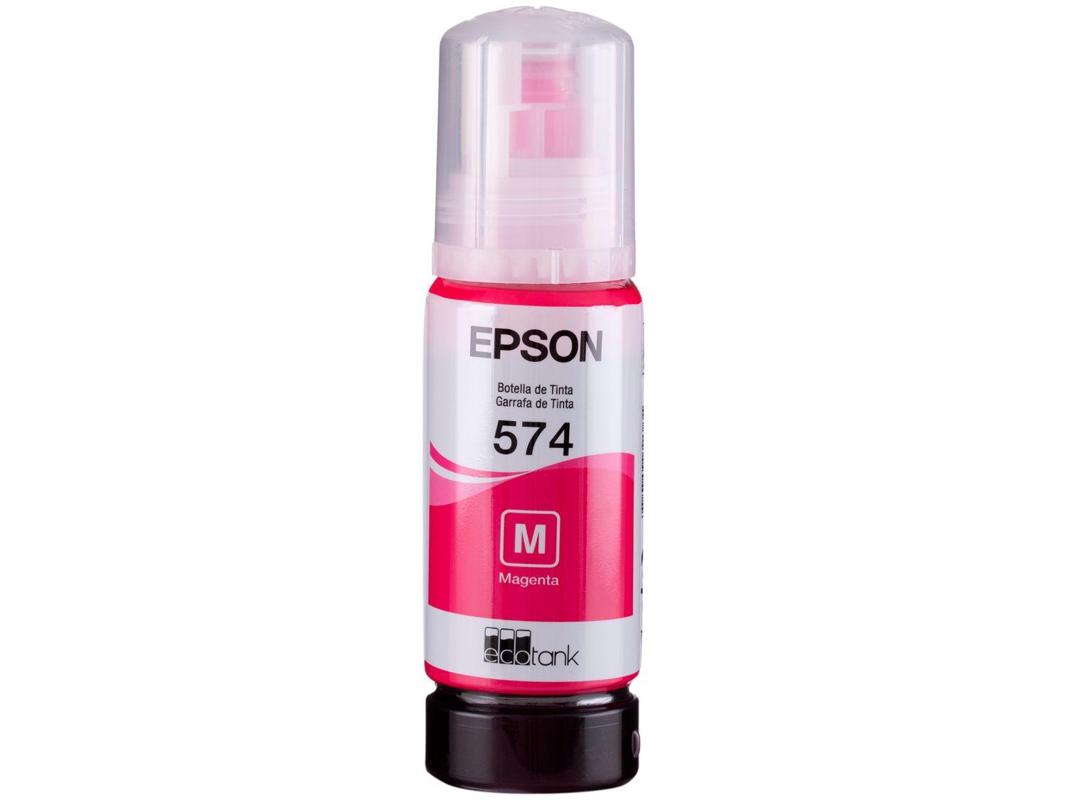 Garrafa de Tinta Epson T574 Magenta Original Refil