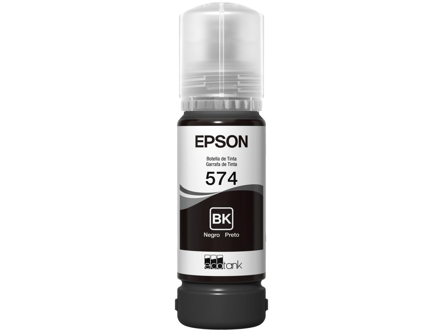 Garrafa de Tinta Epson T574 Preta Original Refil
