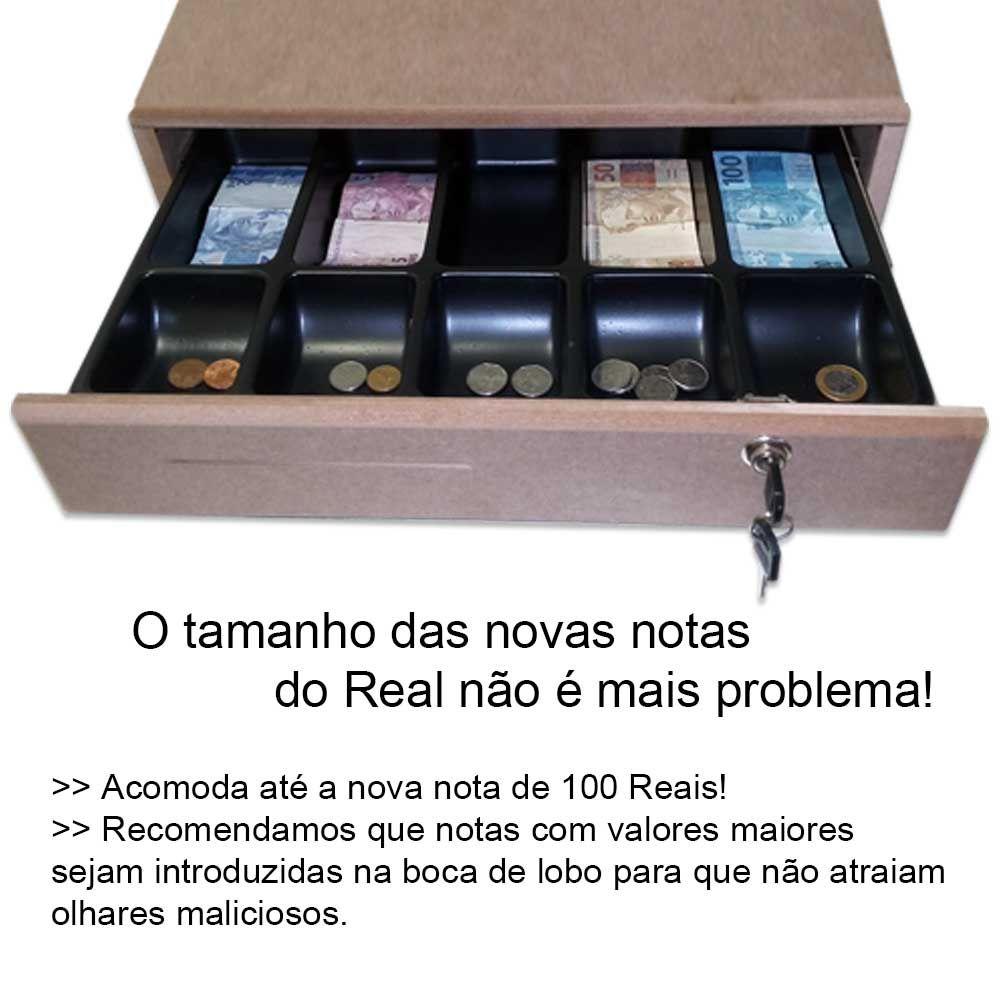 gaveta caixa para dinheiro em MDF cru - Balcões.Tk - Gaveta de Dinheiro ...