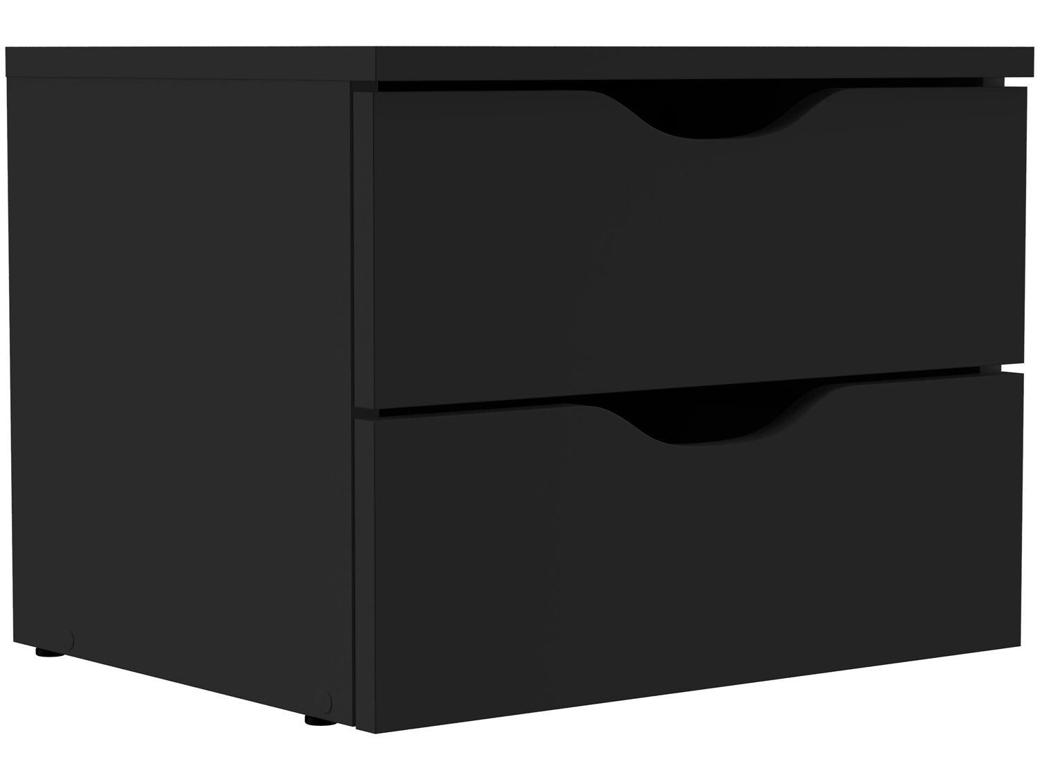 Gaveteiro para Quarto 2 Gavetas Multivisão Decore FLOW-UV-BR