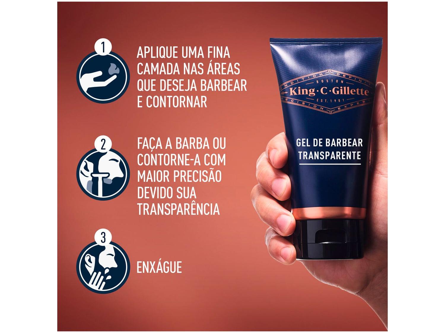 Gel para Barbear Gillette King C 170ml