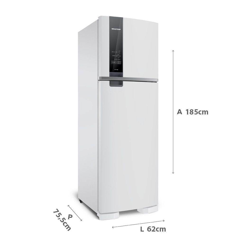 Geladeira Brastemp Frost Free Duplex 400 litros Branca com Freeze ...