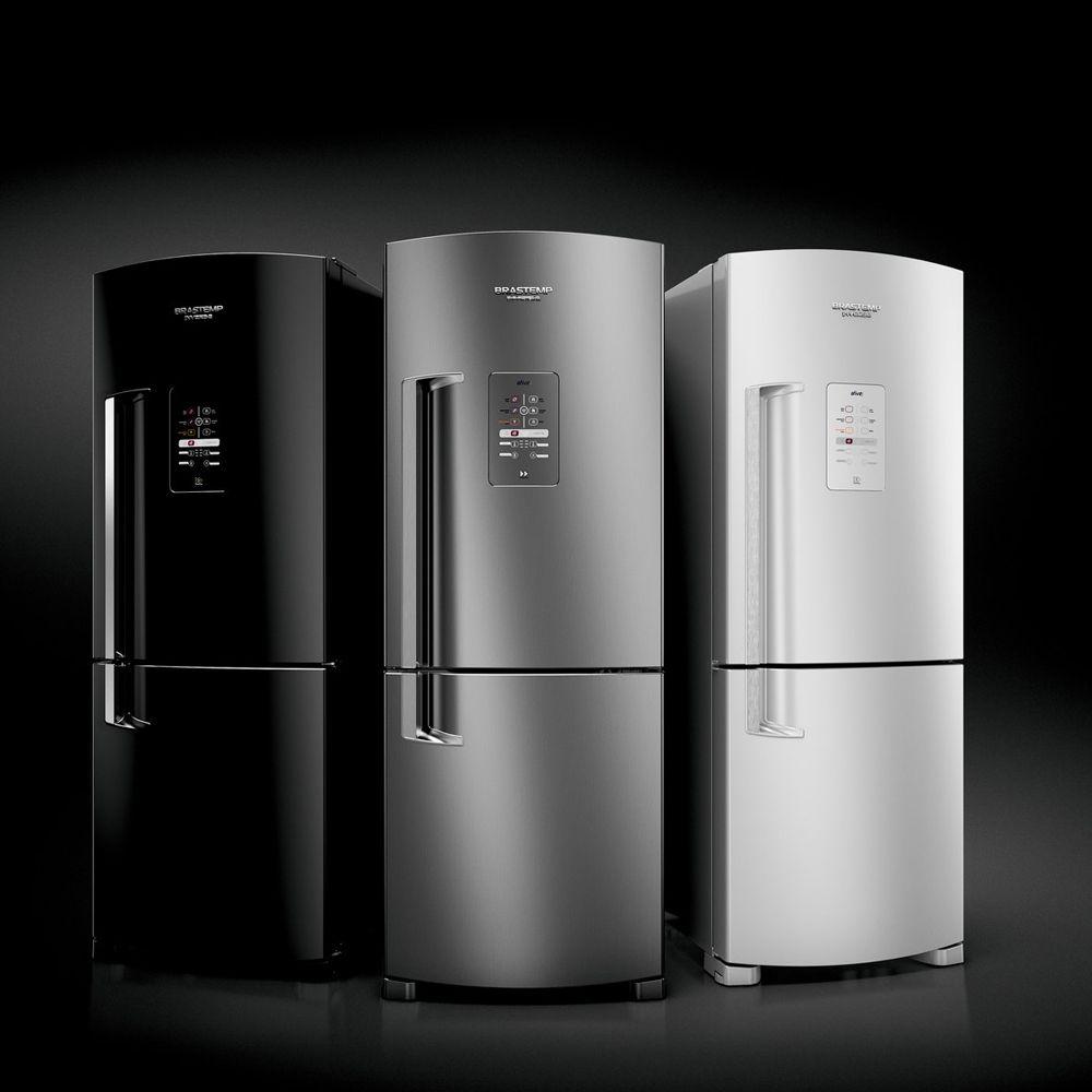 Geladeira Brastemp Frost Free Inverse Litros Cor Inox Com Smart Bar Geladeira Refrigerador