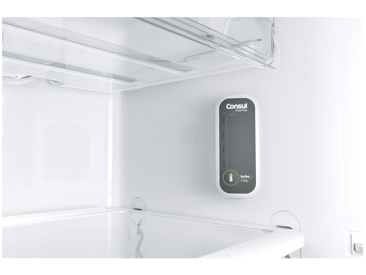 Geladeira Consul Frost Free Duplex 340L Branca com Prateleiras Altura Flex 220V CRM39ABBNA