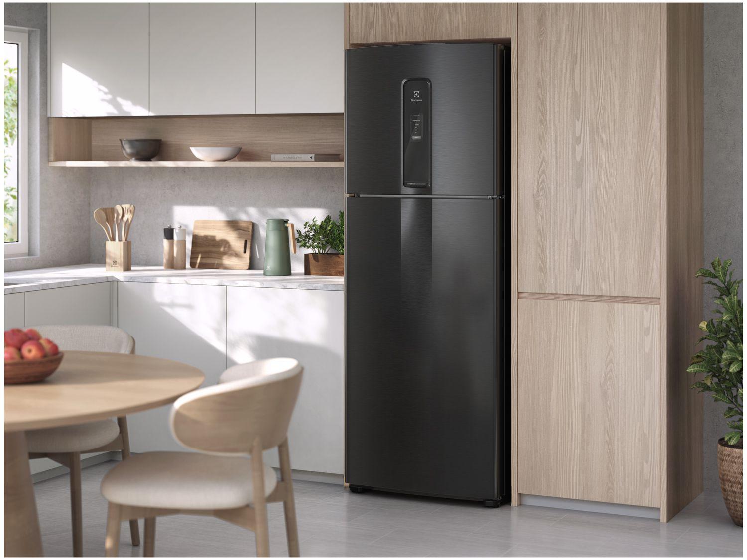 Geladeira Electrolux Frost Free Duplex Preta 480L Efficient IT70B B