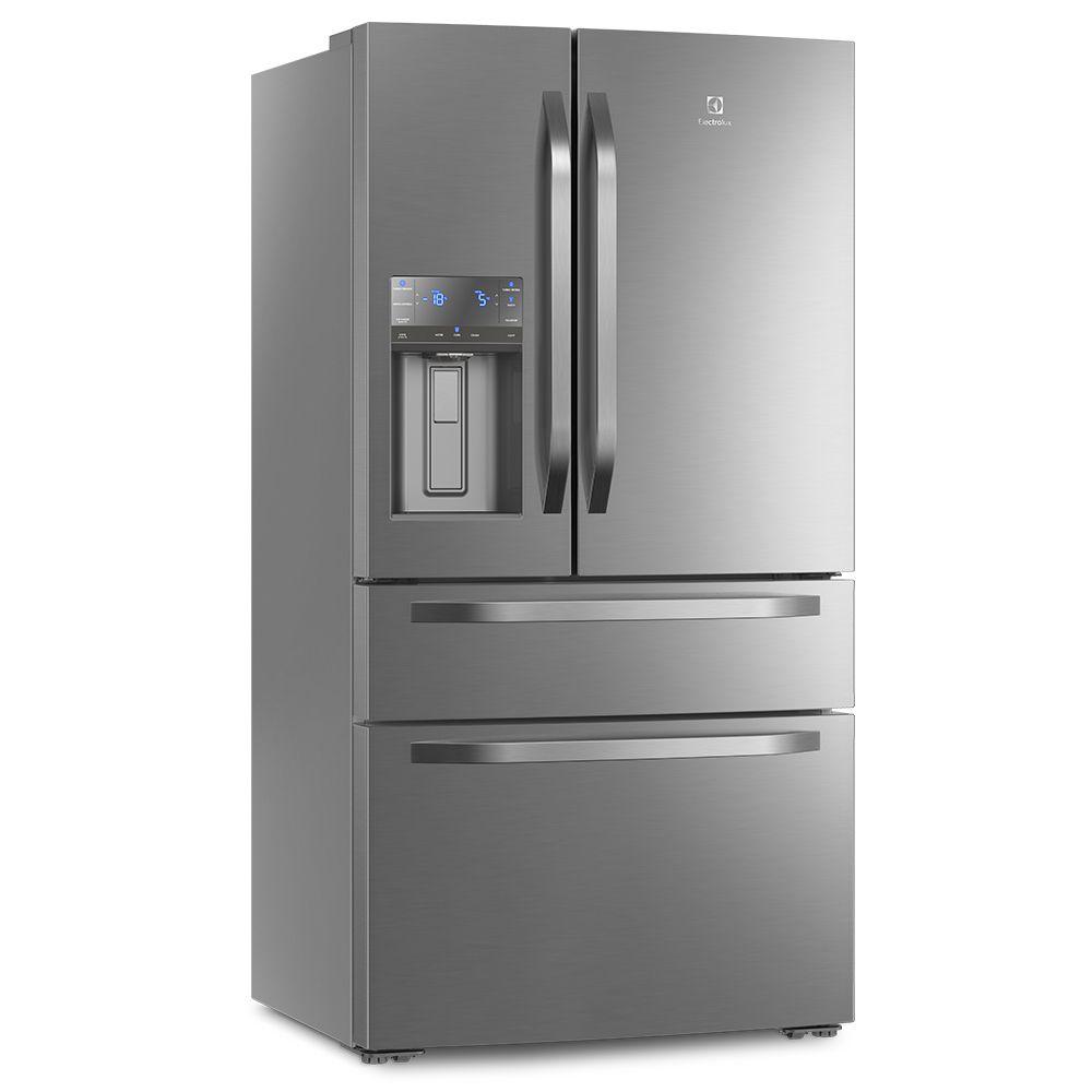 Geladeira French Door Electrolux com Dispenser de Água e Gelo na Porta ...