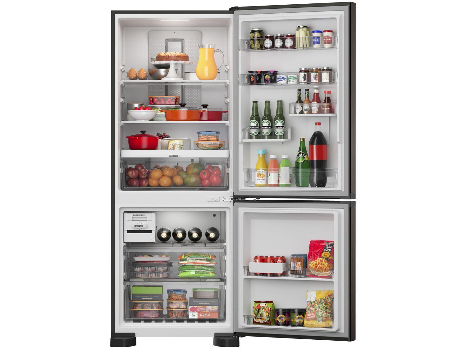 Geladeira/Refrigerador Brastemp Frost Free Duplex Preta 447L BRE57FE