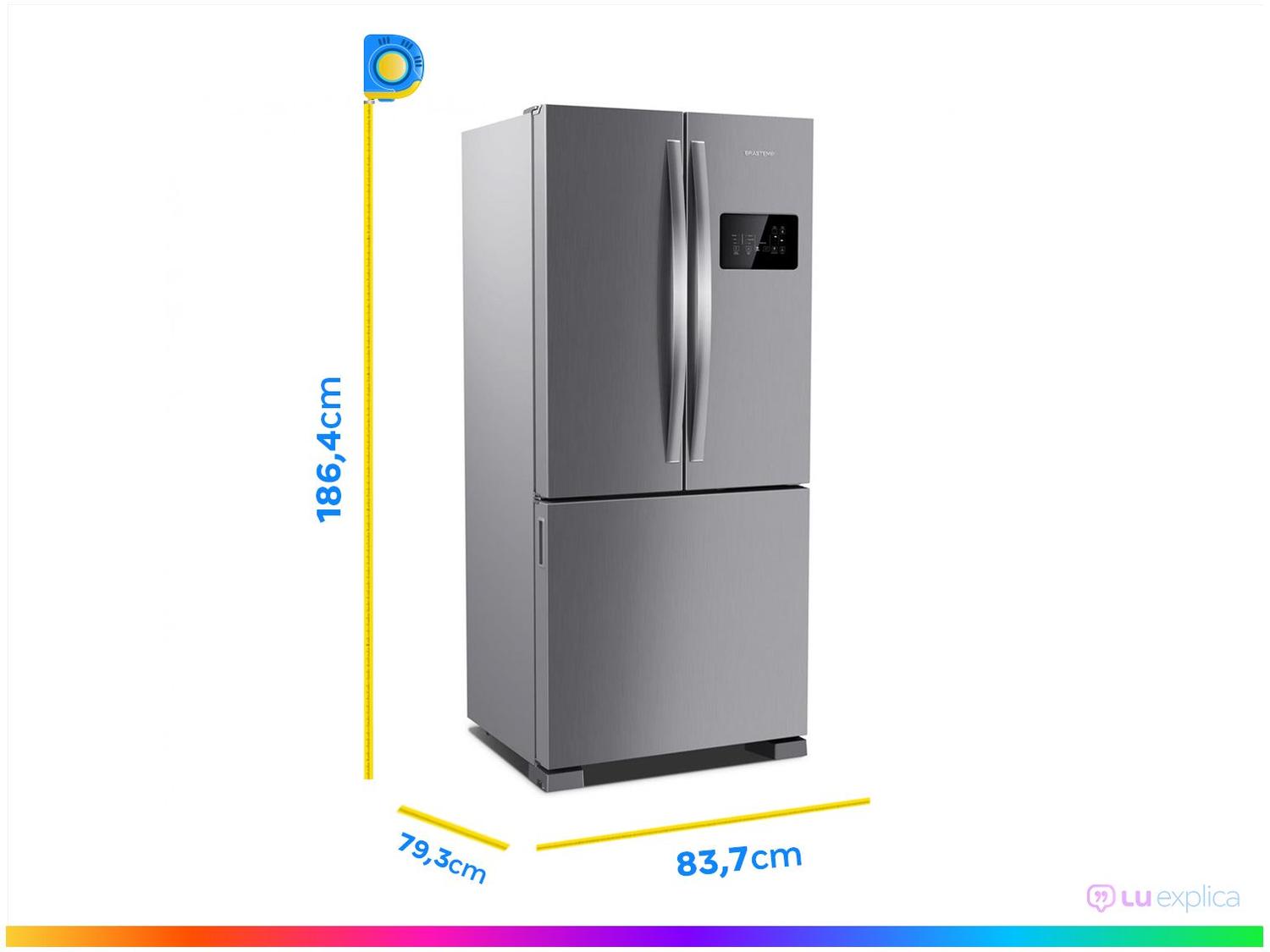 Geladeira/Refrigerador Brastemp Frost Free French Door 554L BRO85