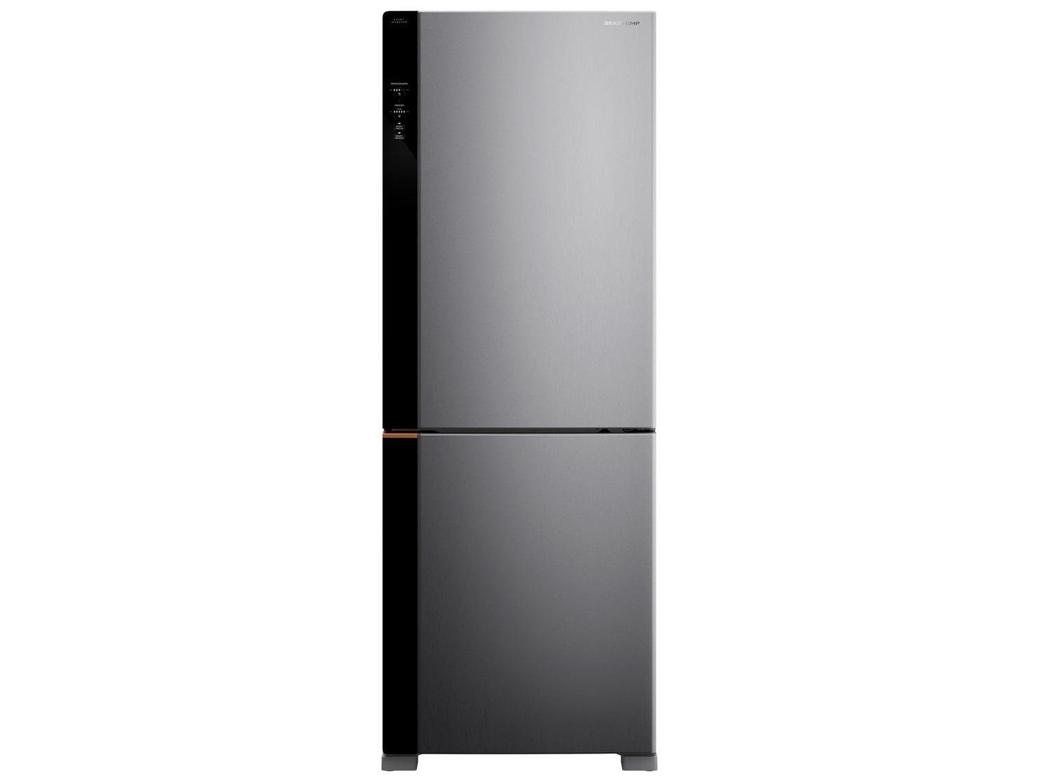 Geladeira/Refrigerador Brastemp Frost Free Inverse Inox 500L BRE66AK Bivolt