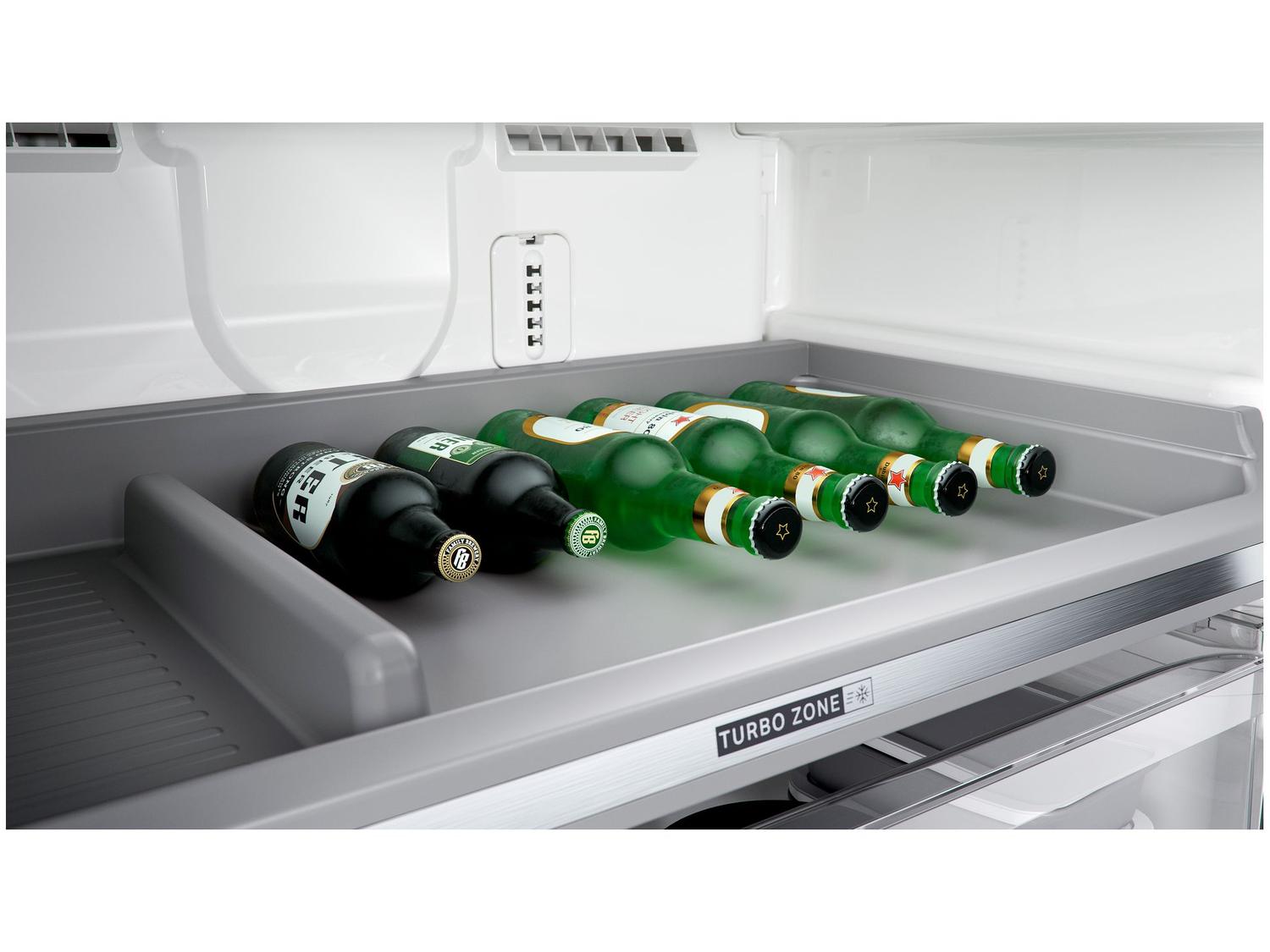 Geladeira/Refrigerador Brastemp Frost Free Inverse Inox 515L com Dispenser de Água e Gelo BRH85