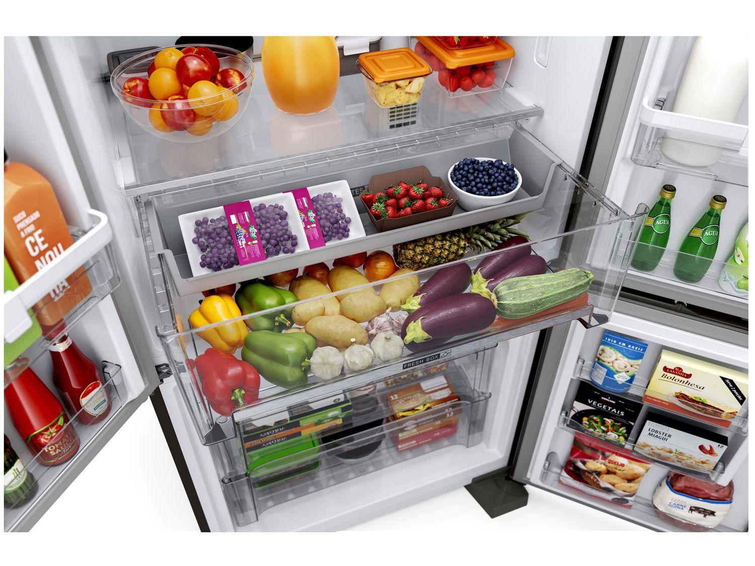 Geladeira/Refrigerador Brastemp Frost Free Side by Side Black Inox 554L BRO85AE