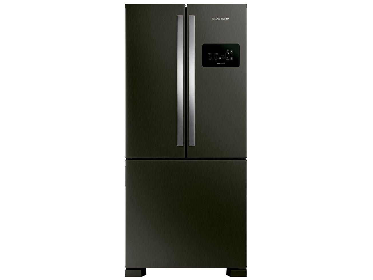Geladeira/Refrigerador Brastemp Frost Free Side by Side Black Inox 554L BRO85AE