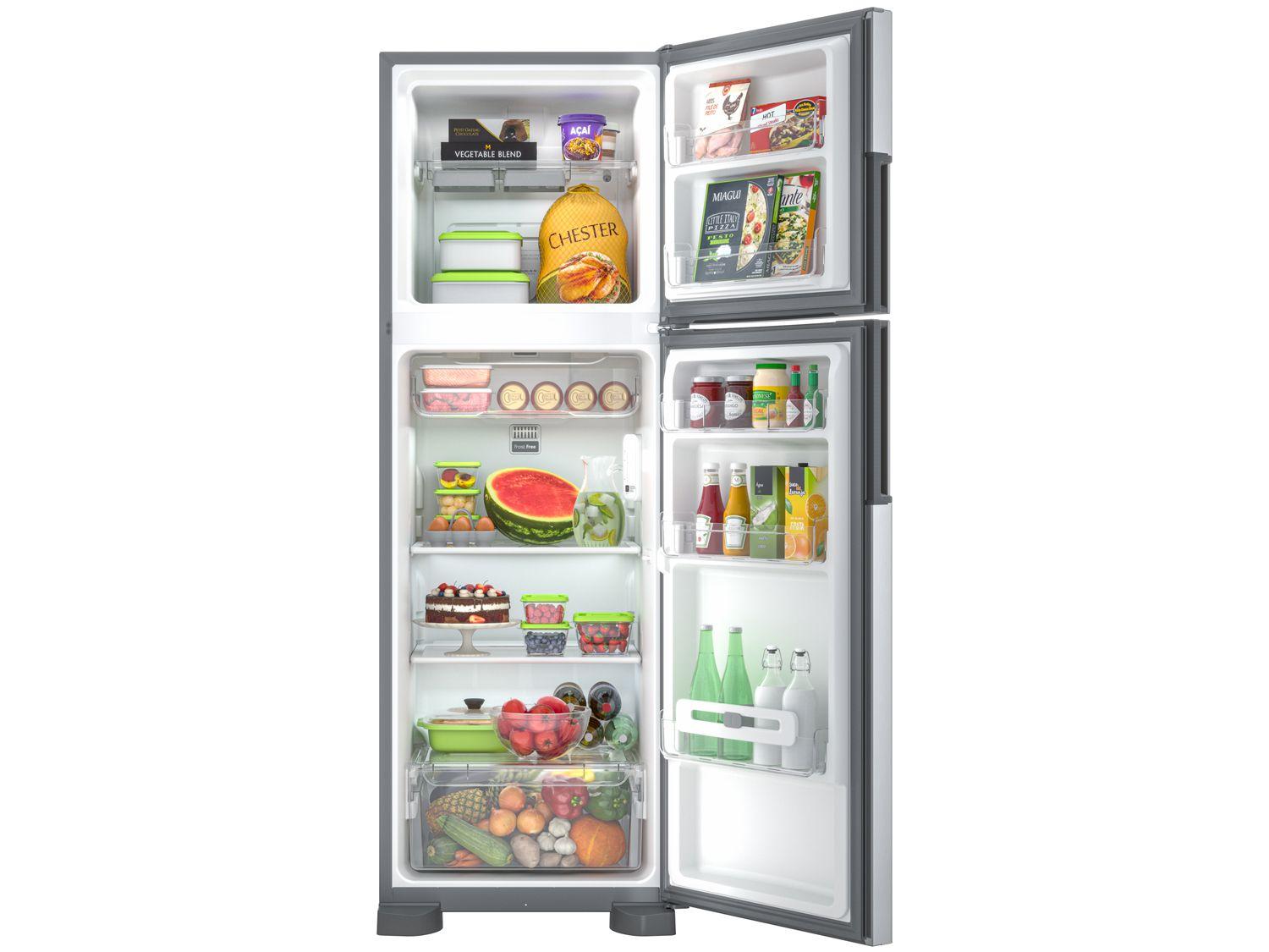 Geladeira/Refrigerador Consul Frost Free Duplex Inox 386L CRM44