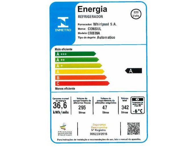 Geladeira/Refrigerador Consul Frost Free Evox