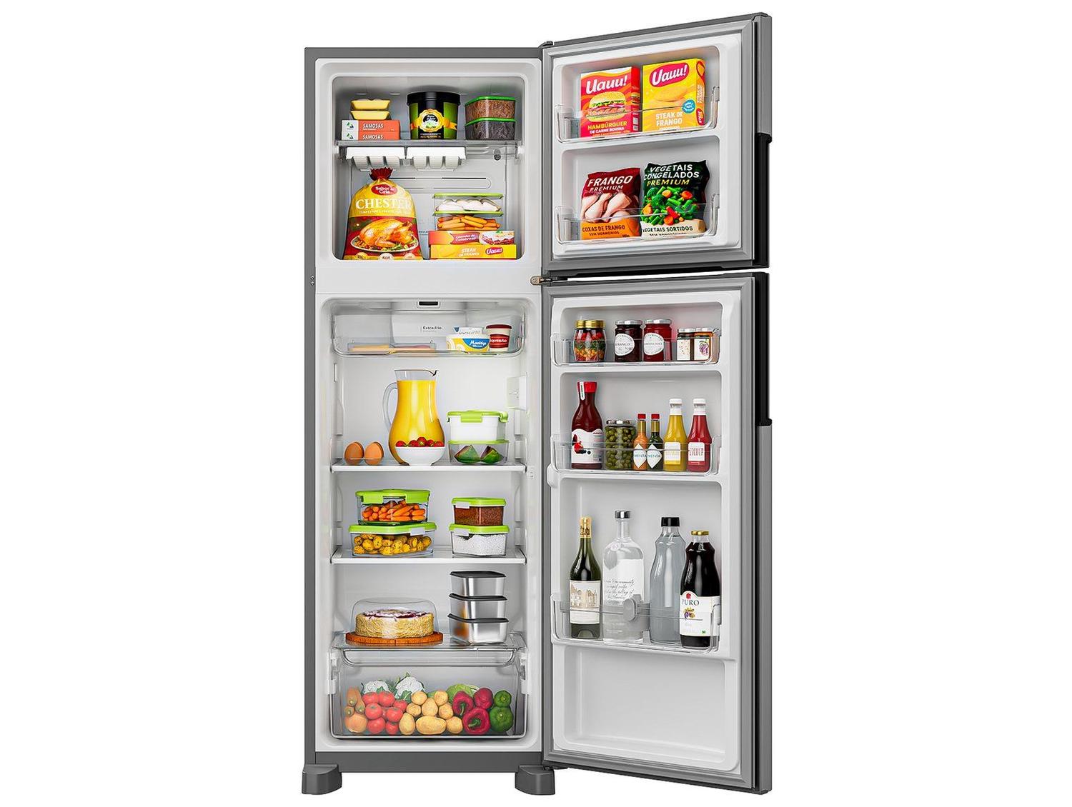 Geladeira/Refrigerador Consul Smart Frost Free Inox Duplex 377L