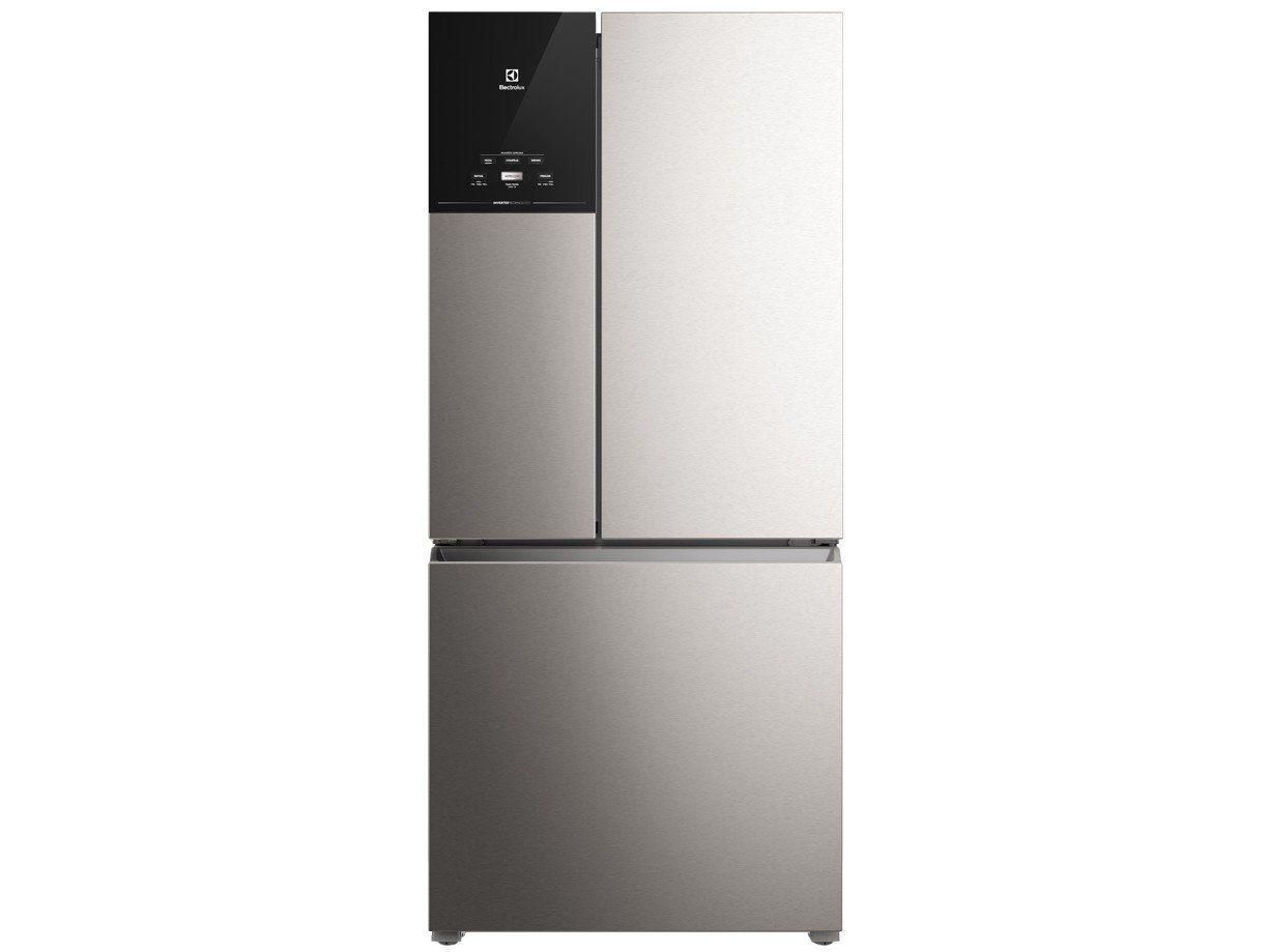 Geladeira/Refrigerador Electrolux Frost Free 3 Portas AutoSense Inox Look 590L Multidoor Efficient IM8S