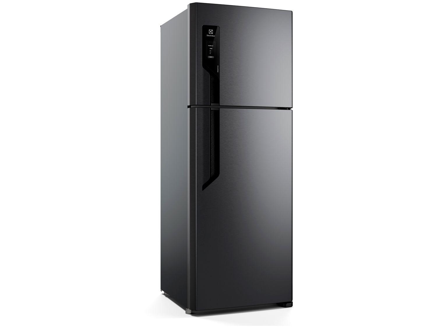 Geladeira/Refrigerador Electrolux Frost Free Duplex Black Inox Look 480L Efficient TF71B