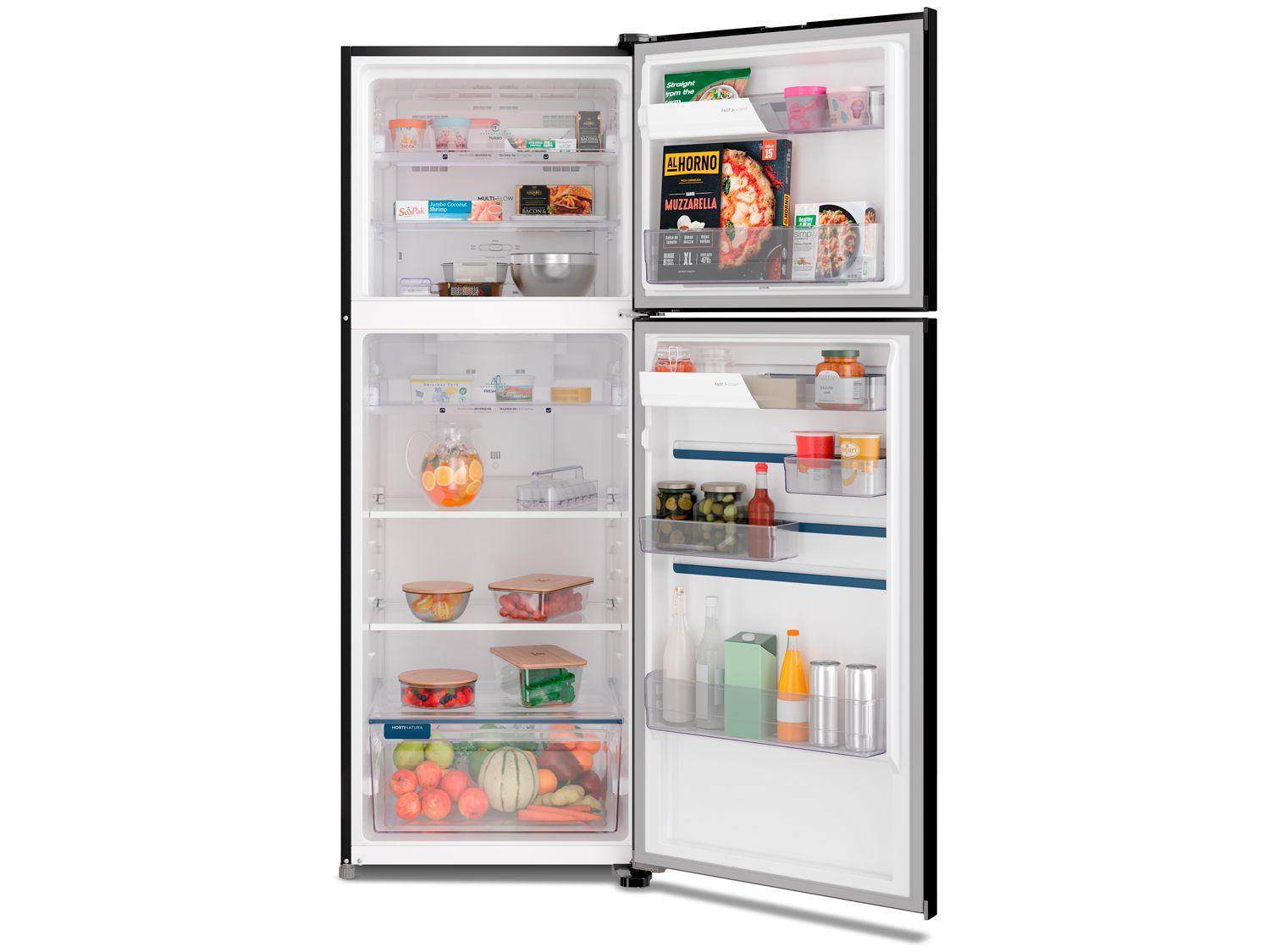 Geladeira/Refrigerador Electrolux Frost Free Duplex Black Inox Look 480L Efficient TF71B
