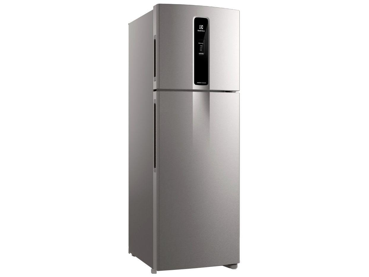 Geladeira/Refrigerador Electrolux Frost Free Duplex Inox Look 390L Efficient AutoSense IF43S