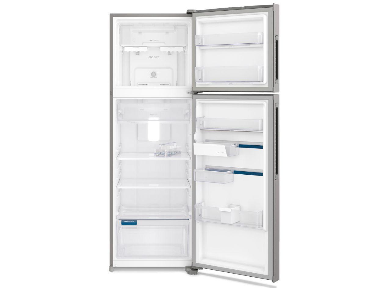 Geladeira/Refrigerador Electrolux Frost Free Duplex Inox Look 390L Efficient AutoSense IF43S