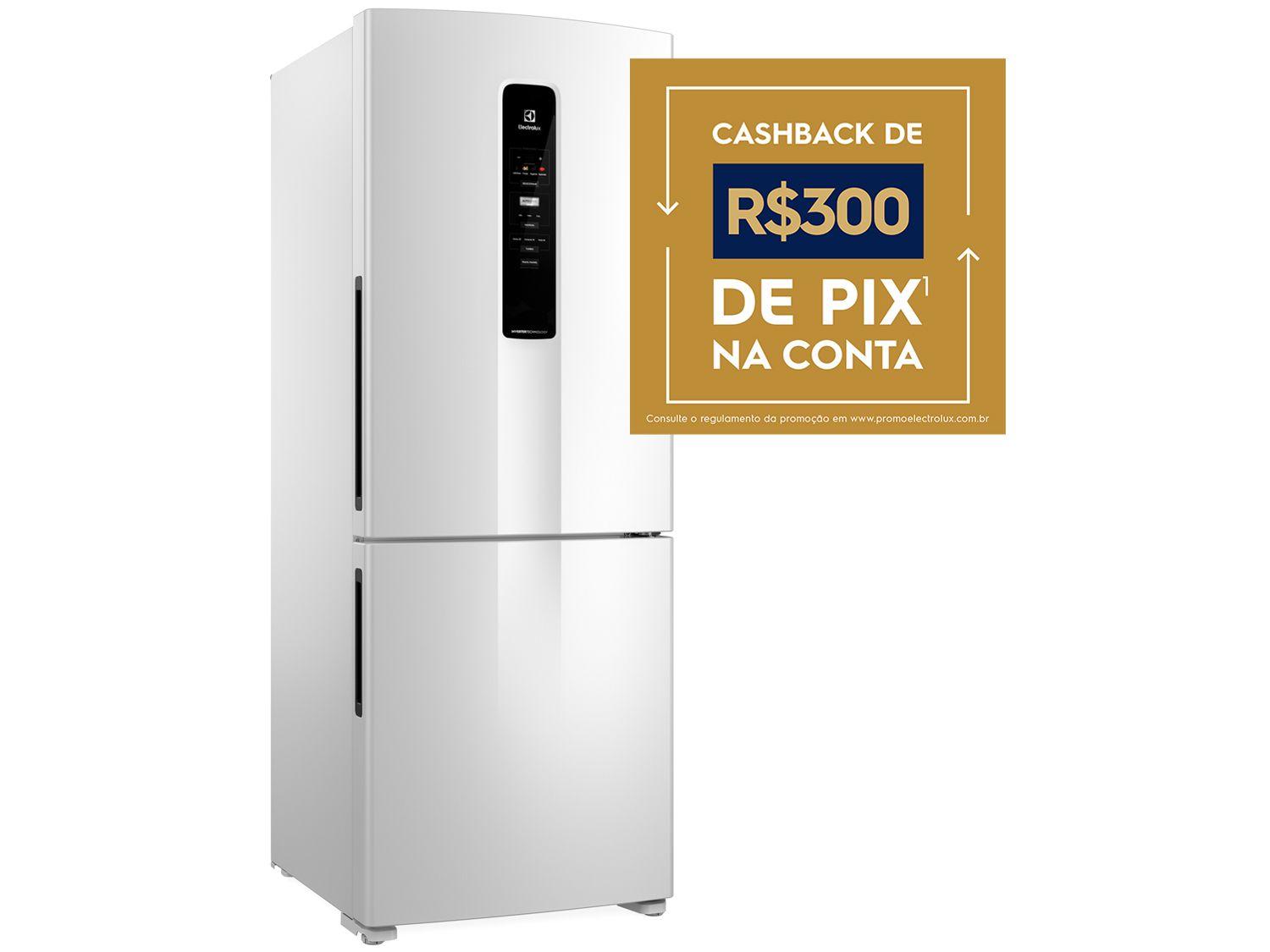 Geladeira/Refrigerador Electrolux Frost Free Inverse Branca 490L Efficient AutoSense IB7