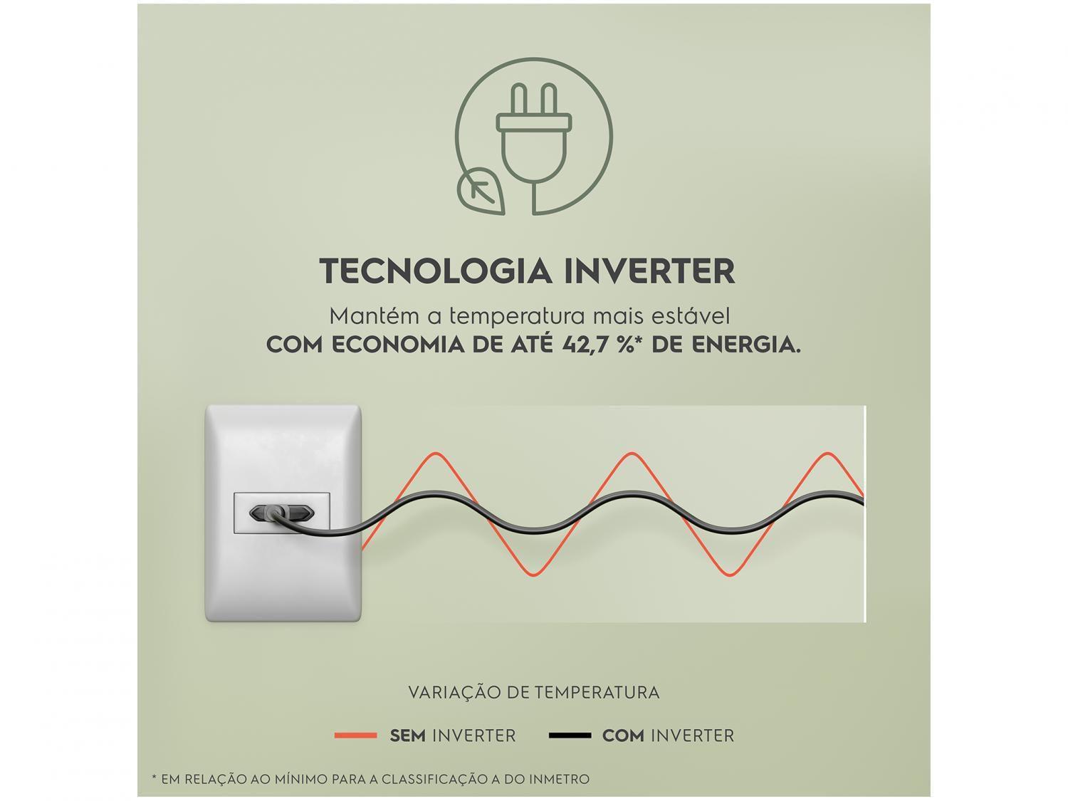 Geladeira/Refrigerador Electrolux Frost Free Side by Side Inox Look 435L Efficient IS4S