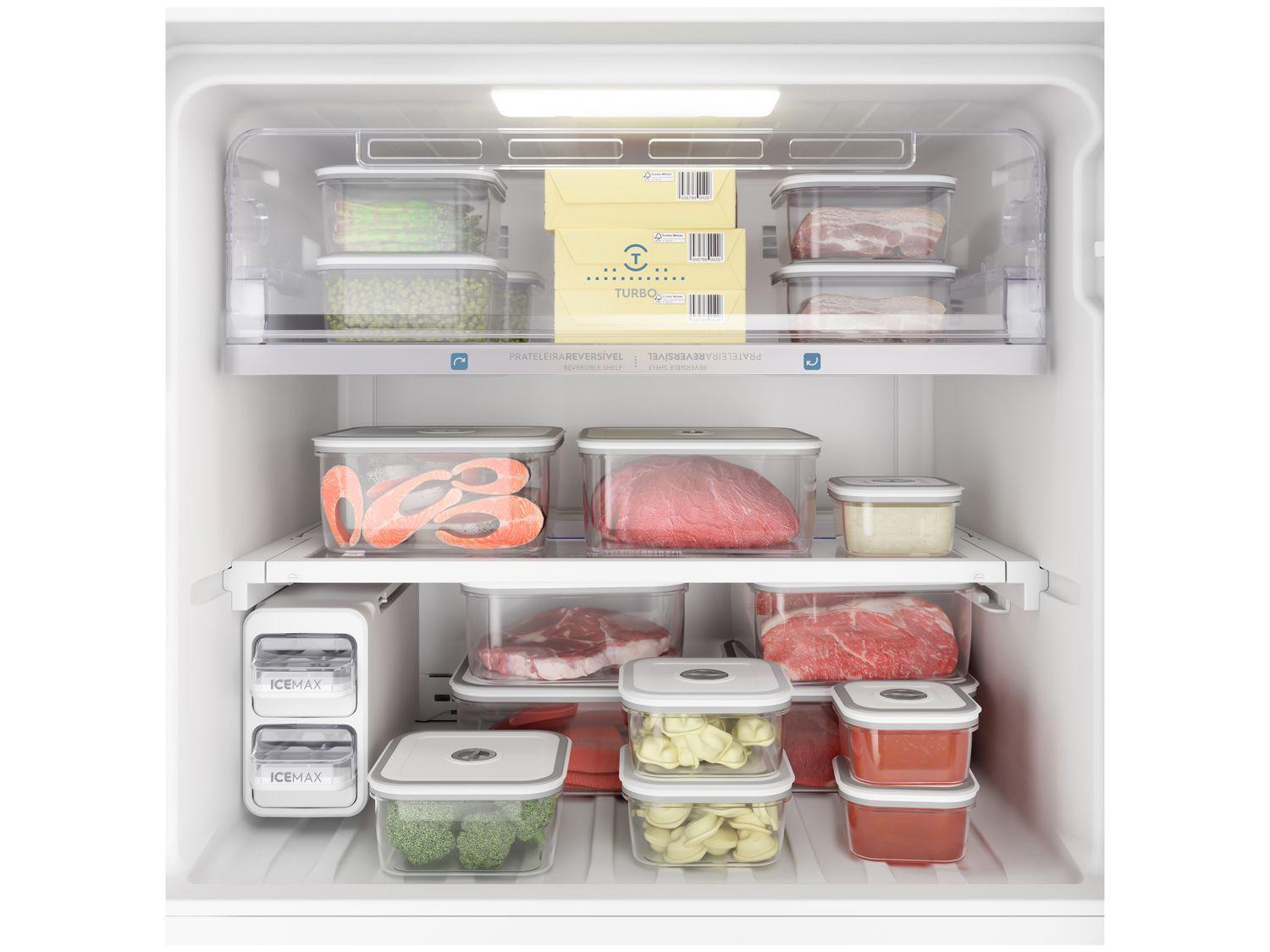 Geladeira/Refrigerador Electrolux IF56B Inverter Top Freezer Frost Free 474L Black Inox Look