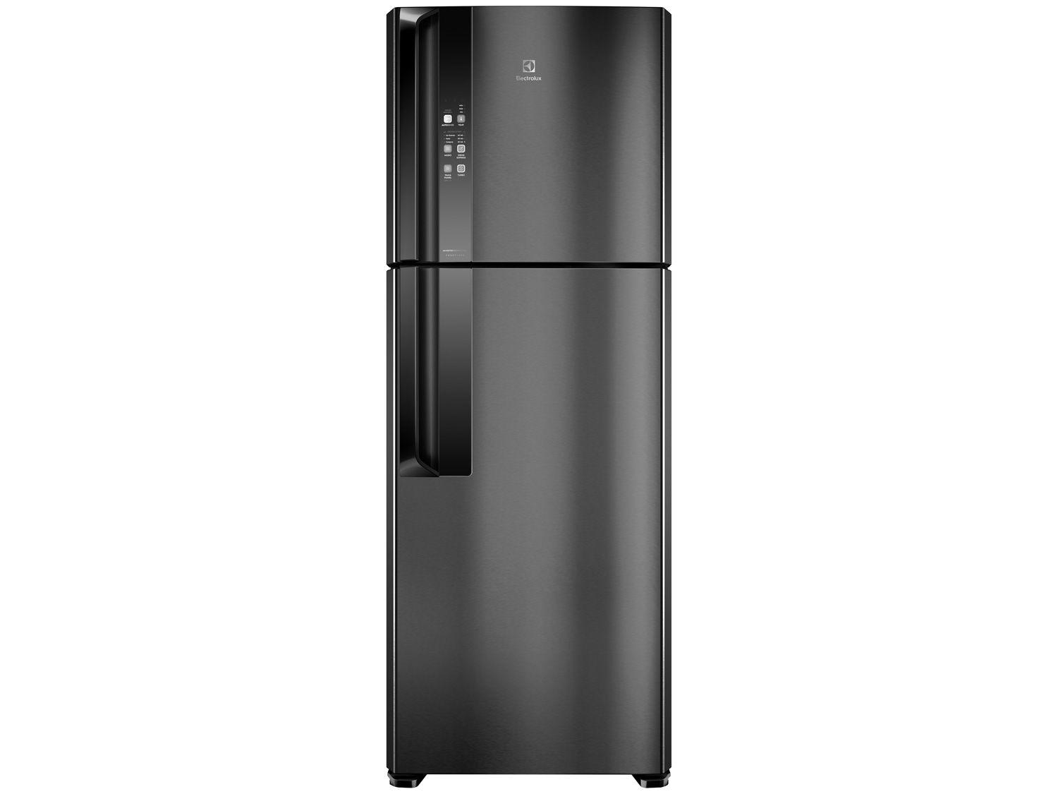 Geladeira/Refrigerador Electrolux IF56B Inverter Top Freezer Frost Free 474L Black Inox Look