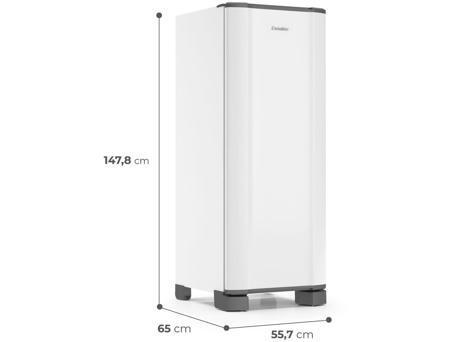 Geladeira/Refrigerador Esmaltec Branca 245L ROC31 PRO